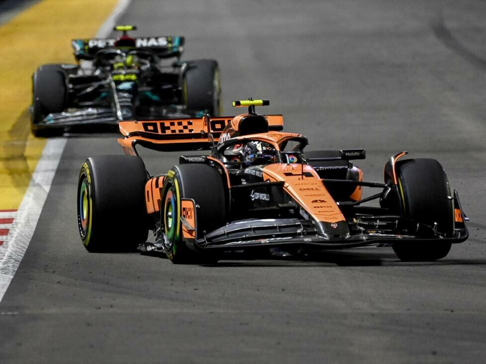 Lando Norris, Lewis Hamilton