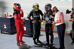 Carlos Sainz (Ferrari), Lewis Hamilton (Mercedes) und Lando Norris (McLaren) 