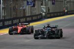 George Russell (Mercedes) und Charles Leclerc (Ferrari) 