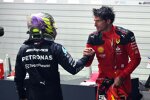 Lewis Hamilton (Mercedes) und Carlos Sainz (Ferrari) 