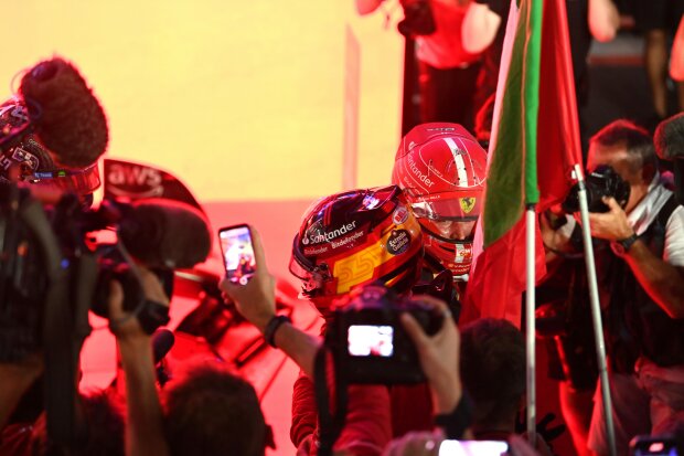 Charles Leclerc Carlos Sainz Ferrari Ferrari F1 ~Charles Leclerc (Ferrari) und Carlos Sainz (Ferrari) ~ 
