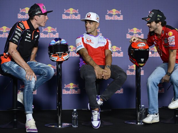 Aleix Espargaro, Jorge Martin, Francesco Bagnaia Aleix Espargaro, Jorge Martin, Francesco Bagnaia