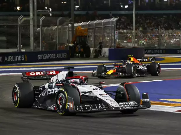 Liam Lawson, Sergio Perez Titel-Bild zur News: Liam Lawson, Sergio Perez