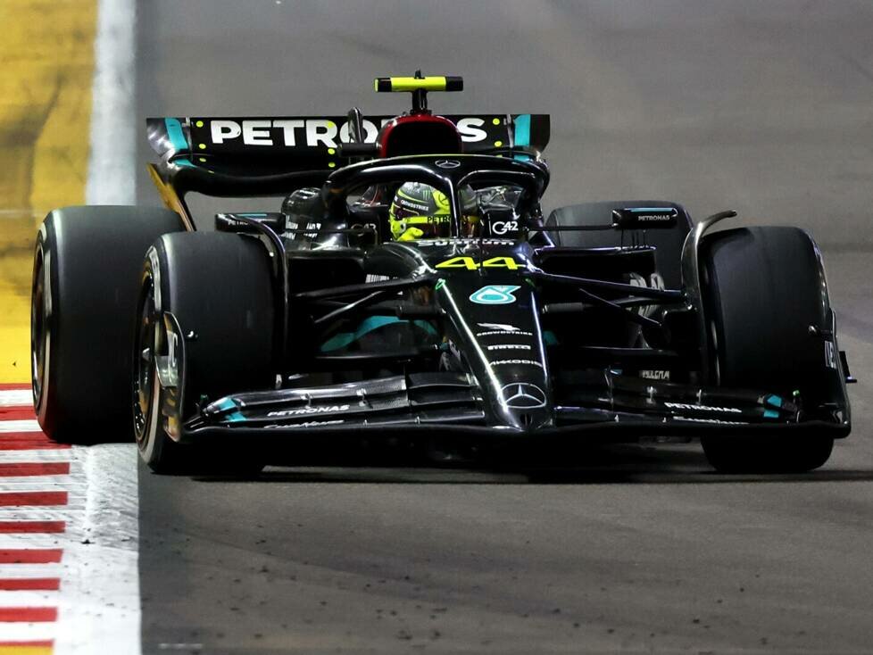 Lewis Hamilton beim Formel-1-Rennen in Singapur 2023