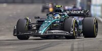 Fernando Alonso im Aston Martin AMR23 beim Formel-1-Rennen in Singapur 2023