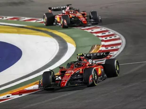 Carlos Sainz, Charles Leclerc Titel-Bild zur News: Carlos Sainz, Charles Leclerc