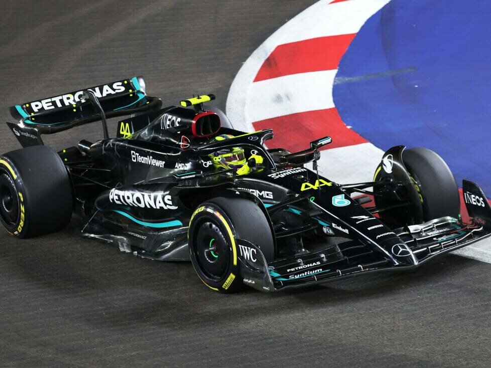 Lewis Hamilton beim Formel-1-Rennen in Singapur 2023