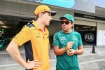 Oscar Piastri (McLaren) und Fernando Alonso (Aston Martin) 