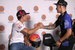 Marc Marquez (Honda) und Fabio Quartararo (Yamaha) 