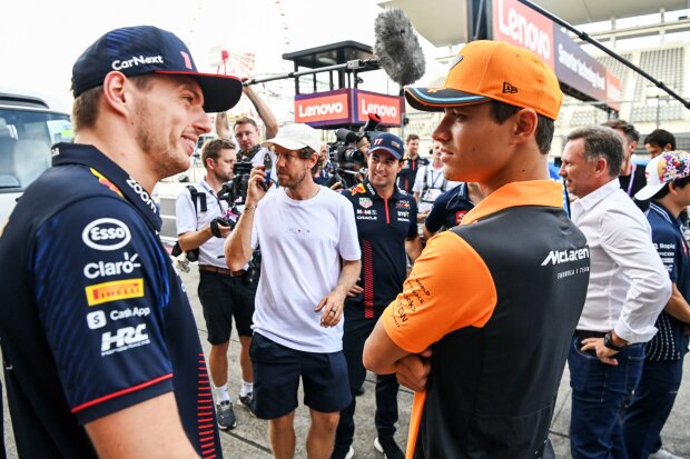 Max Verstappen Lando Norris Red Bull Red Bull F1McLaren McLaren F1 ~Max Verstappen (Red Bull) und Lando Norris (McLaren) ~ 