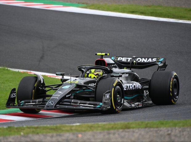 Titel-Bild zur News: Lewis Hamilton hat schon bessere Trainingsfreitage als diesen in Suzuka erlebt