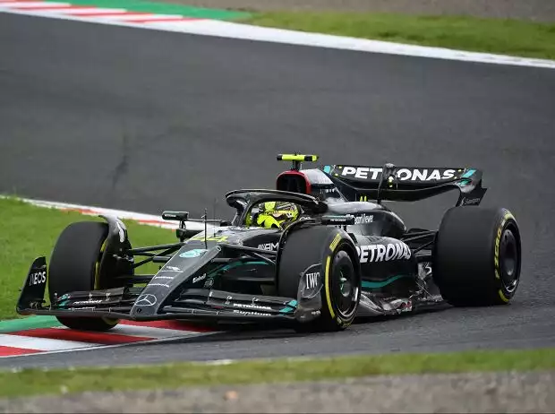 Lewis Hamilton hat schon bessere Trainingsfreitage als diesen in Suzuka erlebt Titel-Bild zur News: Lewis Hamilton hat schon bessere Trainingsfreitage als diesen in Suzuka erlebt