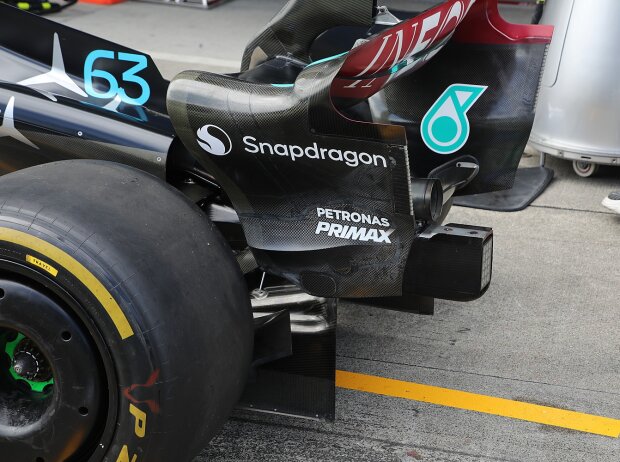 Die Updates am Mercedes W14 in Suzuka Die Updates am Mercedes W14 in Suzuka