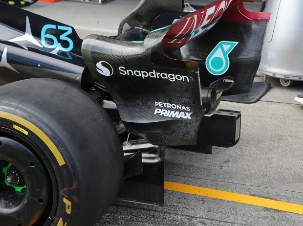 Die Updates am Mercedes W14 in Suzuka