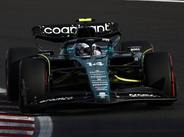 Titel-Bild zur News: Fernando Alonso beim Formel-1-Rennen in Suzuka 2023