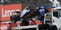 Der Unfall von Logan Sargeant beim Formel-1-Rennen in Japan 2023