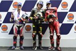 Jorge Martin (Pramac), Marco Bezzecchi (VR46) und Francesco Bagnaia (Ducati) 