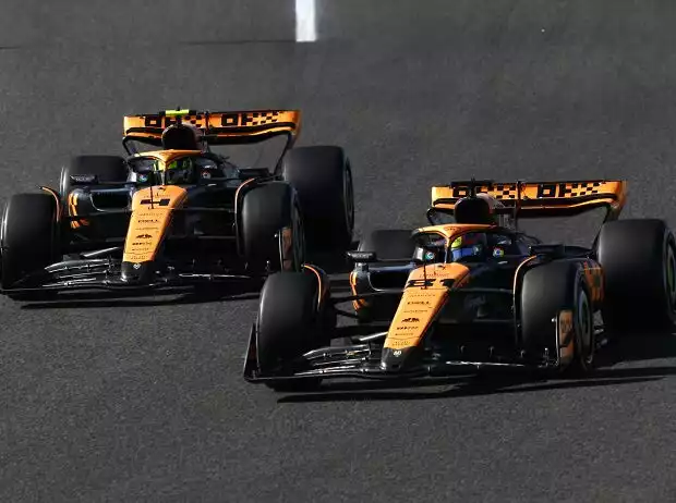 Die McLaren-Piloten Oscar Piastri und Lando Norris beim Formel-1-Rennen in Suzuka 2023 Titel-Bild zur News: Die McLaren-Piloten Oscar Piastri und Lando Norris beim Formel-1-Rennen in Suzuka 2023