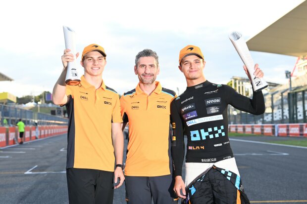 Oscar Piastri Lando Norris McLaren McLaren F1 ~Oscar Piastri (McLaren) und Lando Norris (McLaren) ~ Oscar Piastri Lando Norris McLaren McLaren F1 ~Oscar Piastri (McLaren) und Lando Norris (McLaren) ~