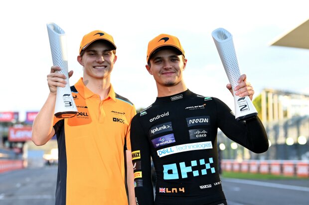 Oscar Piastri Lando Norris McLaren McLaren F1 ~Oscar Piastri (McLaren) und Lando Norris (McLaren) ~ 