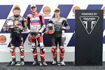 Pedro Acosta ( Ajo), Jake Dixon (Aspar) und Sergio Garcia (Pons) 