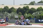 Somkiat Chantra (Honda Team Asia), Mika Mäki, Celestino Vietti (Fantic), Jeremy Alcoba (Gresini), Marcos Ramirez (Forward) und Taiga Hada 