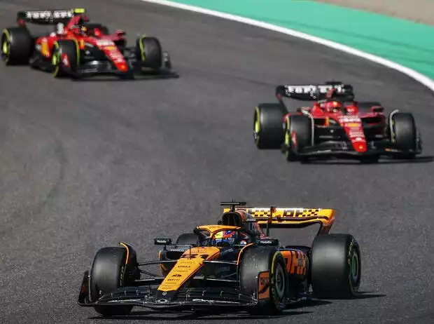 Titel-Bild zur News: Oscar Piastri, Charles Leclerc, Carlos Sainz