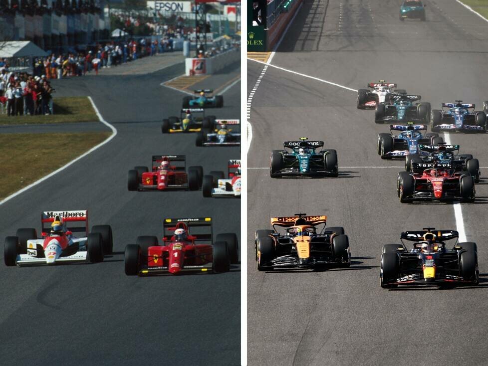 Start in Suzuka 1990 vs. 2023