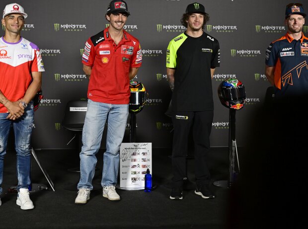 Jorge Martin, Francesco Bagnaia, Marco Bezzecchi, Brad Binder Jorge Martin, Francesco Bagnaia, Marco Bezzecchi, Brad Binder