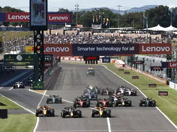 Max Verstappen, Lando Norris, Oscar Piastri, Charles Leclerc, Carlos Sainz Titel-Bild zur News: Max Verstappen, Lando Norris, Oscar Piastri, Charles Leclerc, Carlos Sainz