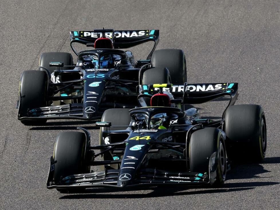 Lewis Hamilton, George Russell