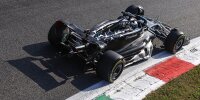 George Russell im Mercedes W14 im Formel-1-Rennen in Monza 2023