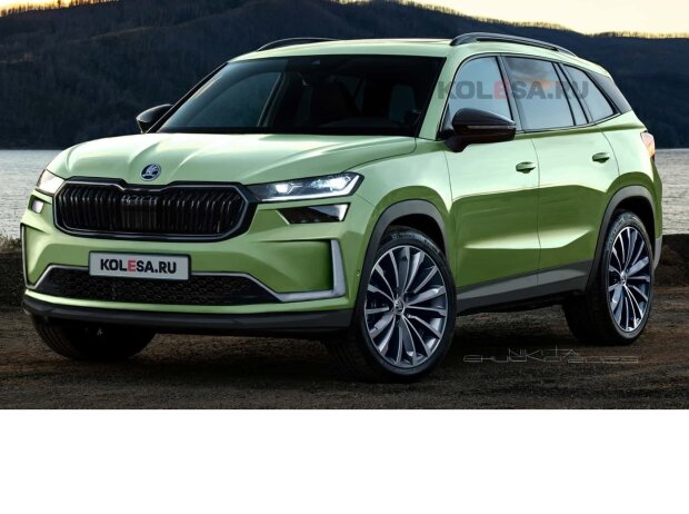 Skoda Kodiaq (2024) als finales Rendering Skoda Kodiaq (2024) als finales Rendering