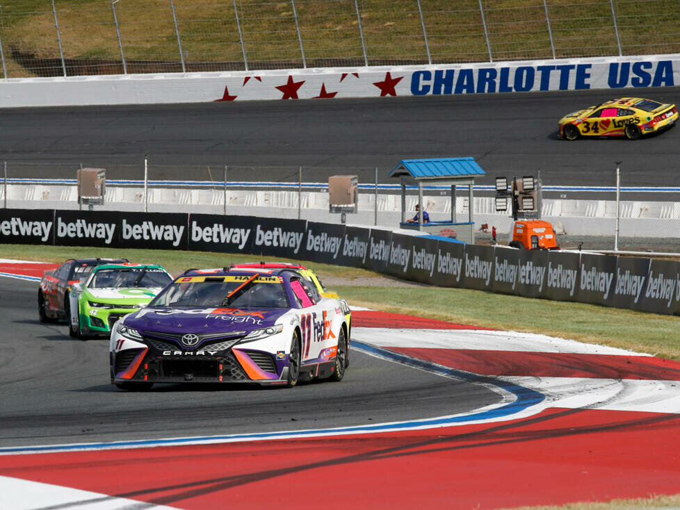 NASCAR-Action auf dem Charlotte-Roval