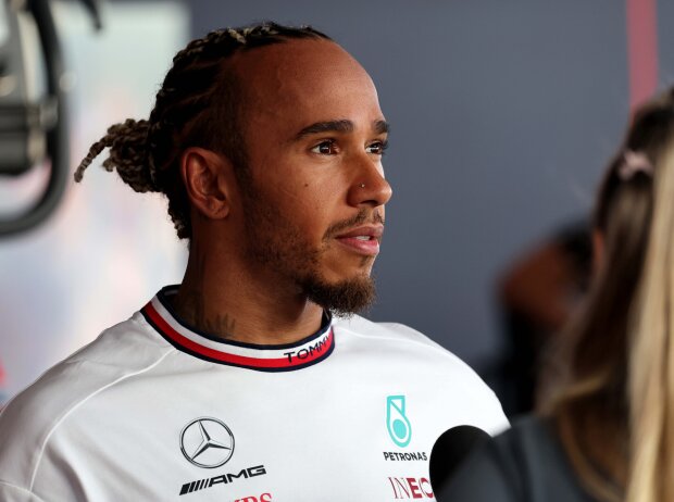 Titel-Bild zur News: Lewis Hamilton (Mercedes) beim Formel-1-Rennen in Japan 2023