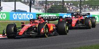 Charles Leclerc und Carlos Sainz beim Formel-1-Rennen 2023 in Japan