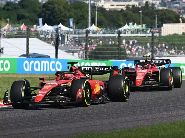 Charles Leclerc und Carlos Sainz beim Formel-1-Rennen 2023 in Japan Titel-Bild zur News: Charles Leclerc und Carlos Sainz beim Formel-1-Rennen 2023 in Japan
