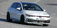 Bild zum Inhalt: VW Golf GTI (2024) fast ungetarnt mit Facelift gesichtet