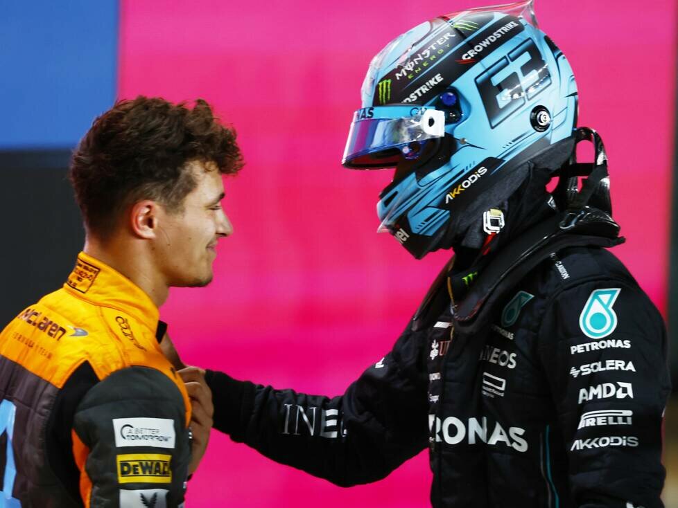 Lando Norris, George Russell