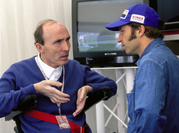 Frank Williams und Heinz-Harald Frentzen Frank Williams und Heinz-Harald Frentzen