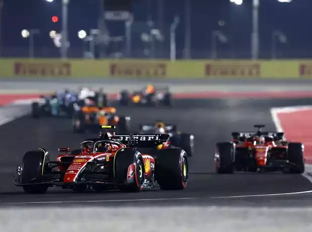 Carlos Sainz, Charles Leclerc Titel-Bild zur News: Carlos Sainz, Charles Leclerc