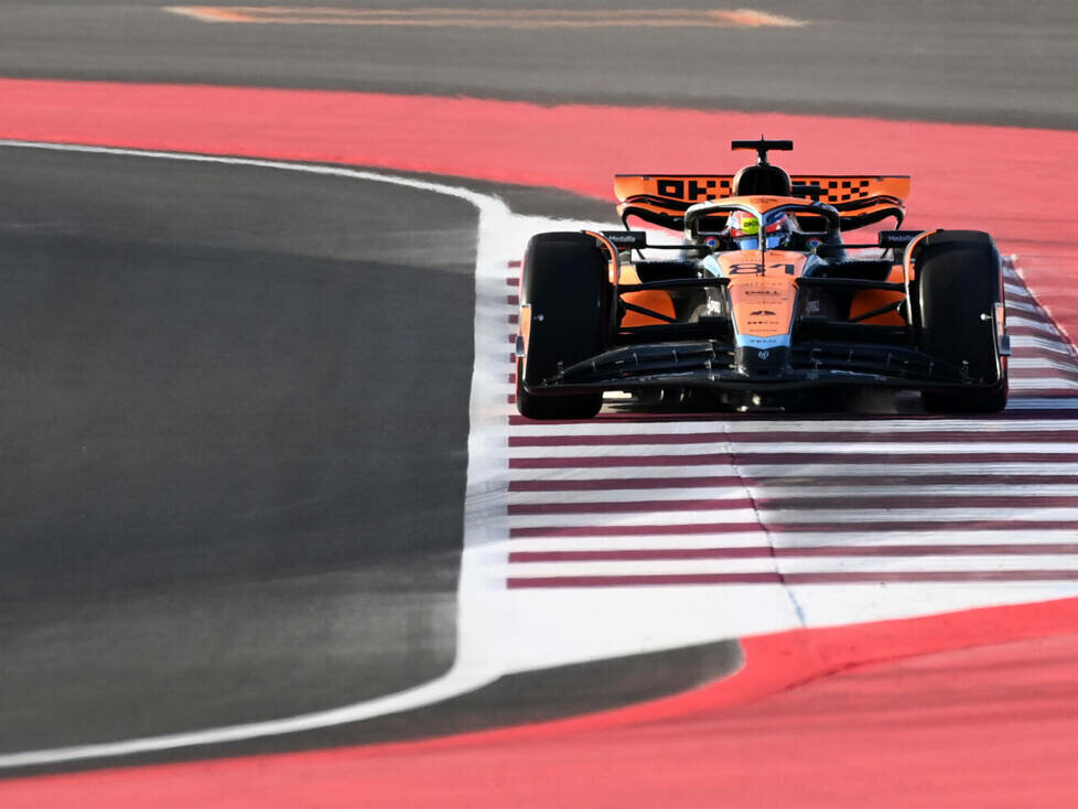 Oscar Piastri (McLaren MCL60) beim Formel-1-Qualifying in Katar 2023