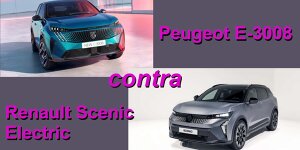 Peugeot E-3008 und Renault Scenic Electric im Vergleich