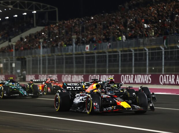 Titel-Bild zur News: Max Verstappen, Lewis Hamilton, Fernando Alonso, Charles Leclerc