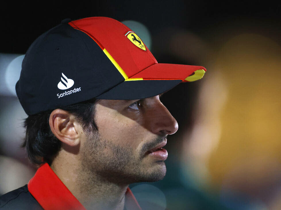 Carlos Sainz (Ferrari) beim Formel-1-Rennen in Katar 2023