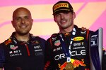 Max Verstappen (Red Bull) mit Renningenieur Gianpiero Lambiase