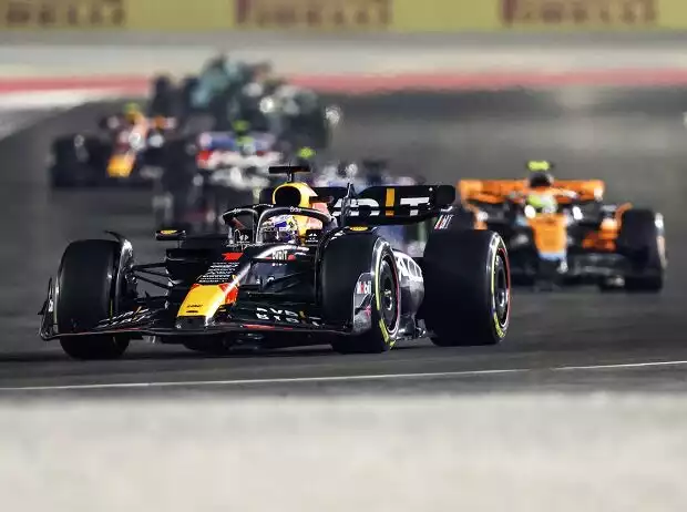 Max Verstappen, Lando Norris Titel-Bild zur News: Max Verstappen, Lando Norris