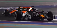 Max Verstappen und Oscar Piastri beim Formel-1-Rennen in Katar 2023