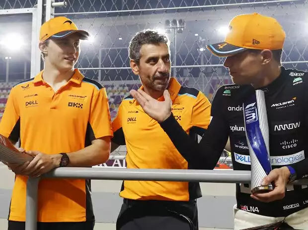 Oscar Piastri, Lando Norris Titel-Bild zur News: Oscar Piastri, Lando Norris