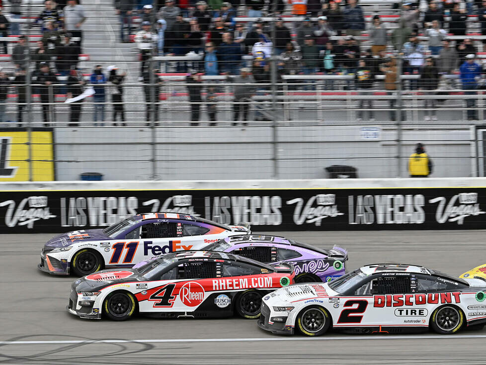 NASCAR-Action auf dem Las Vegas Motor Speedway